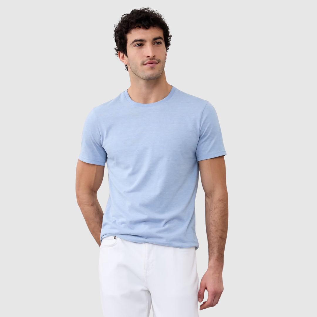Classic Everyday Crewneck T-Shirt – Blue