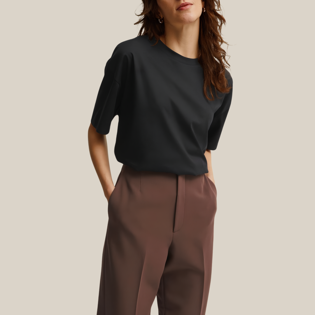 Women's Classic Crew-Neck T-Shirt – Black