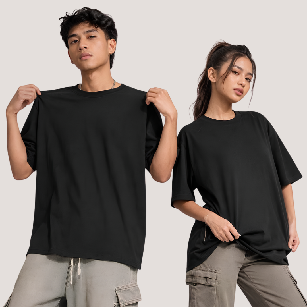 Unisex Relaxed-Fit T-Shirt – Black