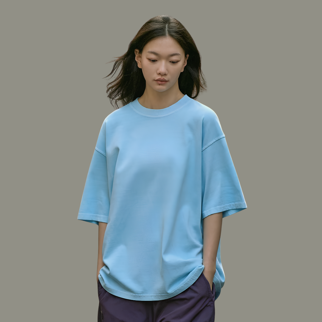 Women's Oversized T-Shirt – Sky Blue